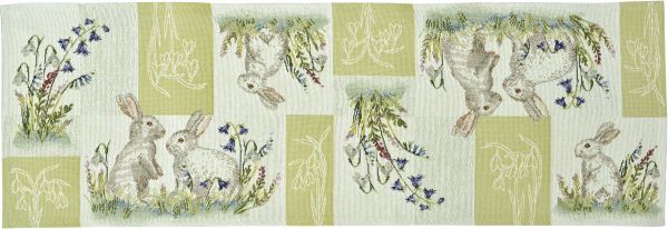 Tischläufer Gobelin BUNNIES PATCH