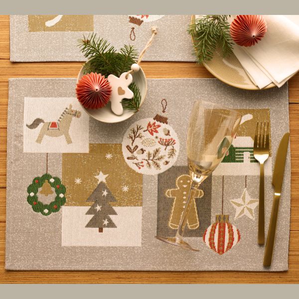 Mitteldecke Gobelin HOME 4 X-MAS