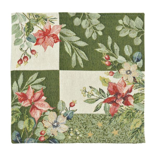 2 Tischsets Gobelin POINSETTIA PATCH